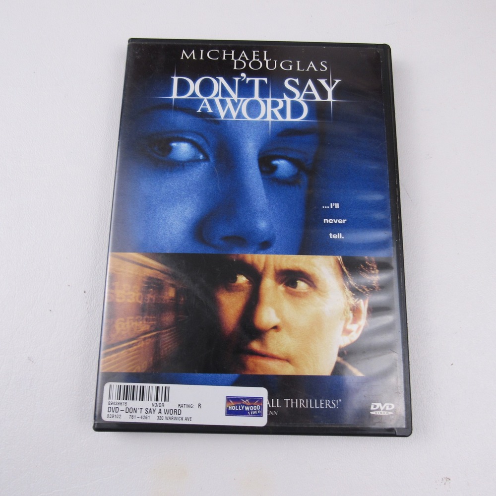 Don't Say a Word DVD Michael Douglas Brittany‎ Murphy Thriller Movie